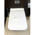 Villeroy&Boch Finion ZESTAW Umywalka meblowa 80x50 cm+Miska WC Wisząca z deską wolnoopadającą biały mat 416484RW+4664R0RW+9M88S1RW / 4164.84.RW+4664.R0.RW+9M88.S1.RW