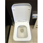 Villeroy&Boch Finion ZESTAW Umywalka meblowa 80x50 cm+Miska WC Wisząca z deską wolnoopadającą biały mat 416484RW+4664R0RW+9M88S1RW / 4164.84.RW+4664.R0.RW+9M88.S1.RW