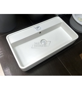 Flaminia Miniwash Umywalka ścienna/nablatowa 75x42 cm Biały mat MW75SLAT