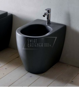 Cielo Smile Bidet stojący 35x53 cm z otworem na baterię basalto SMBIDBA