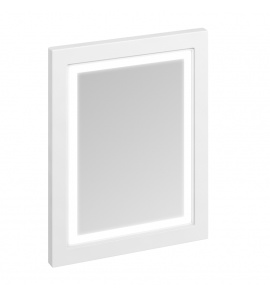 Burlington Lustro łazienkowe z podświetleniem LED 60x75 Biały M6MW