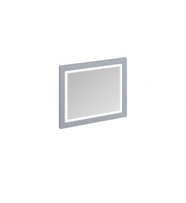 Burlington Lustro łazienkowe z podświetleniem LED 90x75 szary M9MG