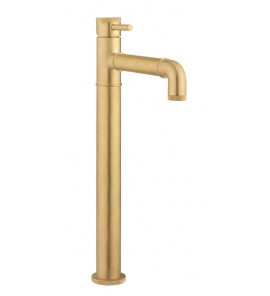 Crosswater MPRO Industrial Bateria umywalkowa wysoka jednootworowa bez korka brushed brass PRI112DNUB