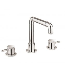 Crosswater MPRO Industrial Bateria umywalkowa 3-otworowa bez korka chrom PRI135DNC