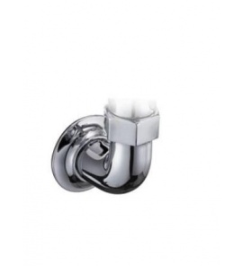 Burlington Kolanko wypływu do rury pionowej do deszczownicy 3/4” Chrom T17