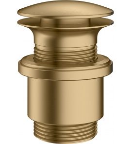 Crosswater MPRO Industrial Uniwersalny korek umywalkowy Click-Clack brushed brass PRI0260UB