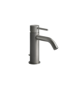Gessi 316 Flessa Bateria umywalkowa jednouchwytowa z korkiem Steel Brushed 54001.239 / 54001239