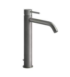 Gessi 316 Flessa Bateria umywalkowa jednouchwytowa z korkiem Steel Brushed 54003.239 / 54003239