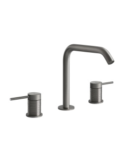 Gessi 316 Trame Bateria umywalkowa 3-otworowa steel brushed 54312.239