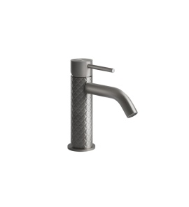 Gessi 316 Intreccio Bateria umywalkowa jednootworowa bez korka steel brushed 54102.239
