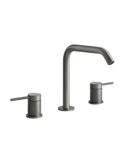 Gessi 316 Meccanica Bateria umywalkowa 3-otworowa steel brushed 54212.239