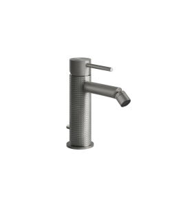 Gessi 316 Cesello Bateria bidetowa jednootworowa z korkiem steel brushed 54407.239