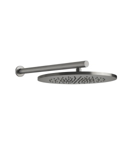 Gessi 316 Deszczownica z ramieniem ściennym steel brushed 54148.239