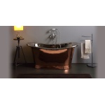 Bleu Provence Napoleon Wanna wolnostojąca 150x66 miedź NAPOLEON.150.CC
