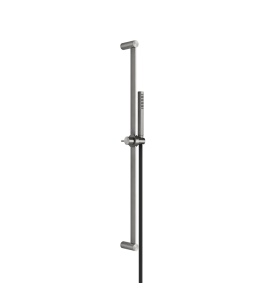 Gessi 316 Drążek prysznicowy ścienny ze słuchawką i wężem steel brushed 54044.239