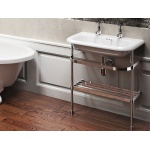 Burlington Chalfont Stelaż pod umywalkę 65x47 stal nierdzewna polerowana B8ES