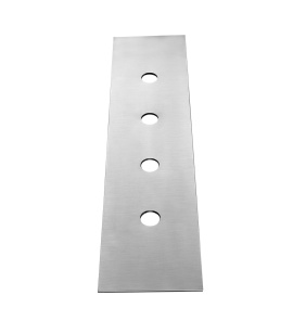 Gessi 316 Płytka do baterii podtynkowej 3-otworowej steel brushed 54595.239