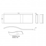 Britton Cleargreen EcoRound Panel przedni do wanny asymetrycznej narożnej 1700 mm Biały R22F