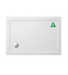 Britton Zamori Brodzik prostokątny 110x80 Biały Z1171A