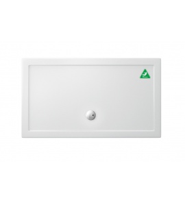 Britton Zamori Brodzik prostokątny 140x80 Biały Z1177A