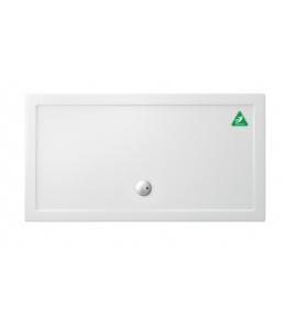 Britton Zamori Brodzik prostokątny 150x80 Biały Z1181A