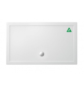 Britton Zamori Brodzik prostokątny 150x90 Biały Z1361A