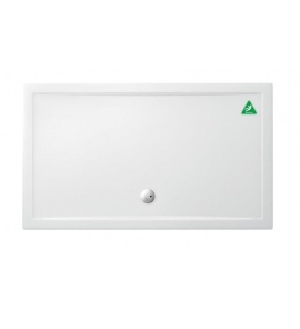 Britton Zamori Brodzik prostokątny 170x100 Biały Z1342A