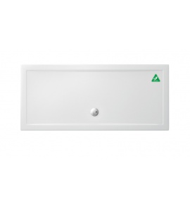 Britton Zamori Brodzik prostokątny 180x90 Biały Z1245A