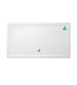 Britton Zamori Brodzik prostokątny 180x100 Biały Z1344A