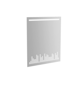 Olympia Ceramica Vinyl Lustro z LED 62x72 VYNSPI62