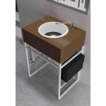 Olympia Ceramica Vinyl Umywalka Ø40 biały połysk VYN4640001