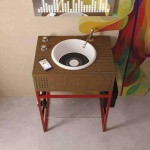 Olympia Ceramica Vinyl Umywalka Ø40 biały połysk VYN4640001