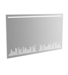 Olympia Ceramica Vinyl Lustro z LED 122x72 VYNSPI122