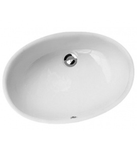      Olympia Ceramica Tondo Umywalka podblatowa 59x44,5 cm biały połysk LIL4457001 WIETRZENIE MAGAZYNÓW!!