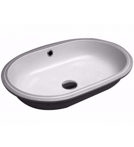      Olympia Ceramica Sattopiano Umywalka Podblatowa  55x38 cm biały połysk LIL4455001 WIETRZENIE MAGAZYNÓW!!