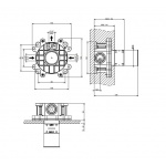 Gessi Element montażowy mieszacza 54055.239