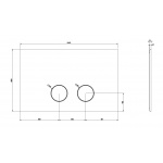   Gessi Przycisk do Geberit Sigma 8&12 chrom 54611.031