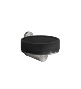 Gessi 316 Uchwyt na czarną mydelniczkę ścienny steel brushed 54702.239