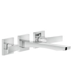 Gessi Rilievo Bateria umywalkowa ścienna element zewnętrzny chrom 59090.031