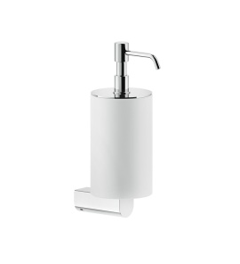 Gessi Rilievo Dozownik do mydła ścienny (biały) chrom 59513.031