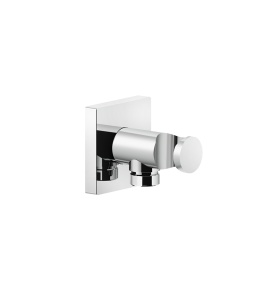 Gessi Rilievo Przyłącze kątowe z uchwytem na słuchawkę chrom 59161.031