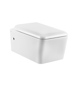 Gessi RILIEVO Miska WC z deską wolnoopadającą wisząca biała 37573.518
