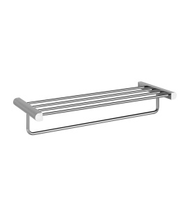 Gessi Rilievo Półka z wieszakiem 60 cm ścienna chrom 59407.031