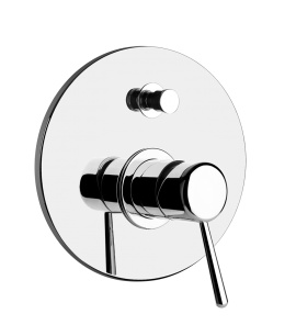Gessi Goccia Bateria wannowo-prysznicowa podtynkowa element zewnętrzny chrom 44678.031