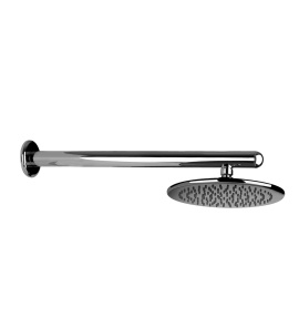 Gessi Goccia Deszczownica okrągła 21,6 cm z ramieniem ścienna chrom 33755.031