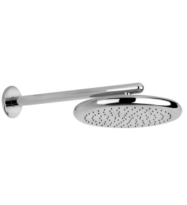 Gessi Goccia Deszczownica okrągła 33,4 cm z ramieniem ścienna chrom 33756.031