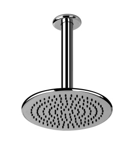 Gessi Goccia Deszczownica okrągła 21,6 cm z ramieniem sufitowym chrom 33762.031