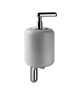 Gessi Goccia Dozownik do mydła ścienny (biały) chrom 38013.031