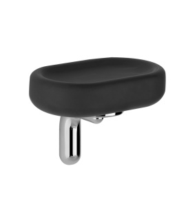 Gessi Goccia Mydelniczka ścienna (czarna) chrom 38002.031