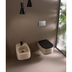 Flaminia Flag Bidet wiszący 54x38 cm Argilla FG218ARG